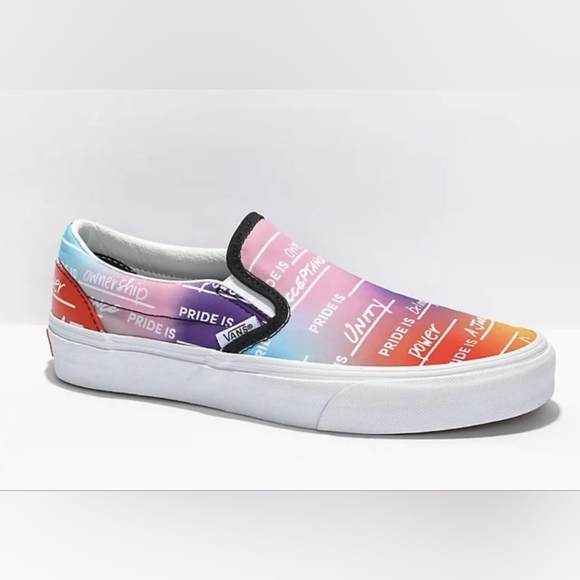 Vans Pride Slip On Mens size 3.5, Womens Size 5. NWOB Brand new - Picture 4 of 8